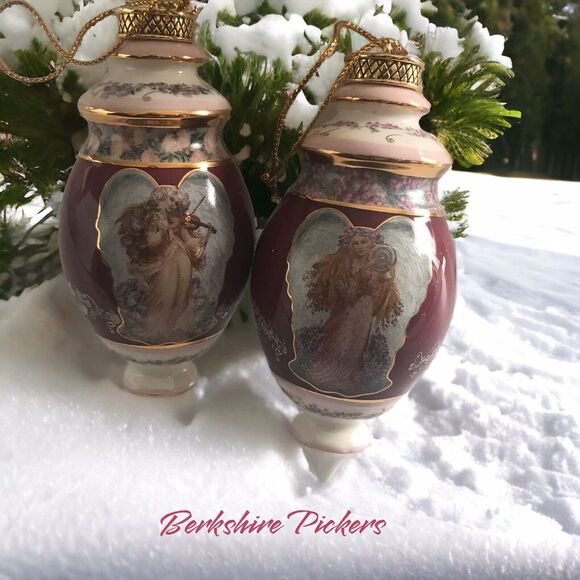 Bradford‎ Exchange Heirloom Ornaments Set Of 2 - Picture 1 of 6